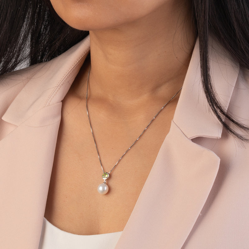 Pearl Dream Necklace - Freshwater Pearls, Amethyst, Citrine, Peridot, –  Jewellery by Linda